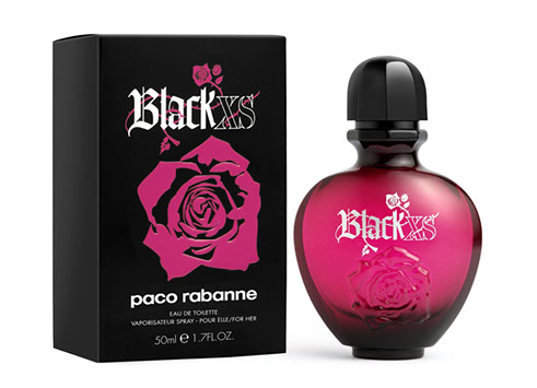 packaging paco rabanne black xs